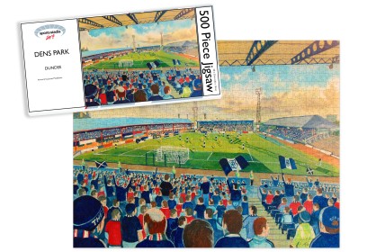 Dens Park Stadium Fine Art Jigsaw Puzzle - Dundee FC